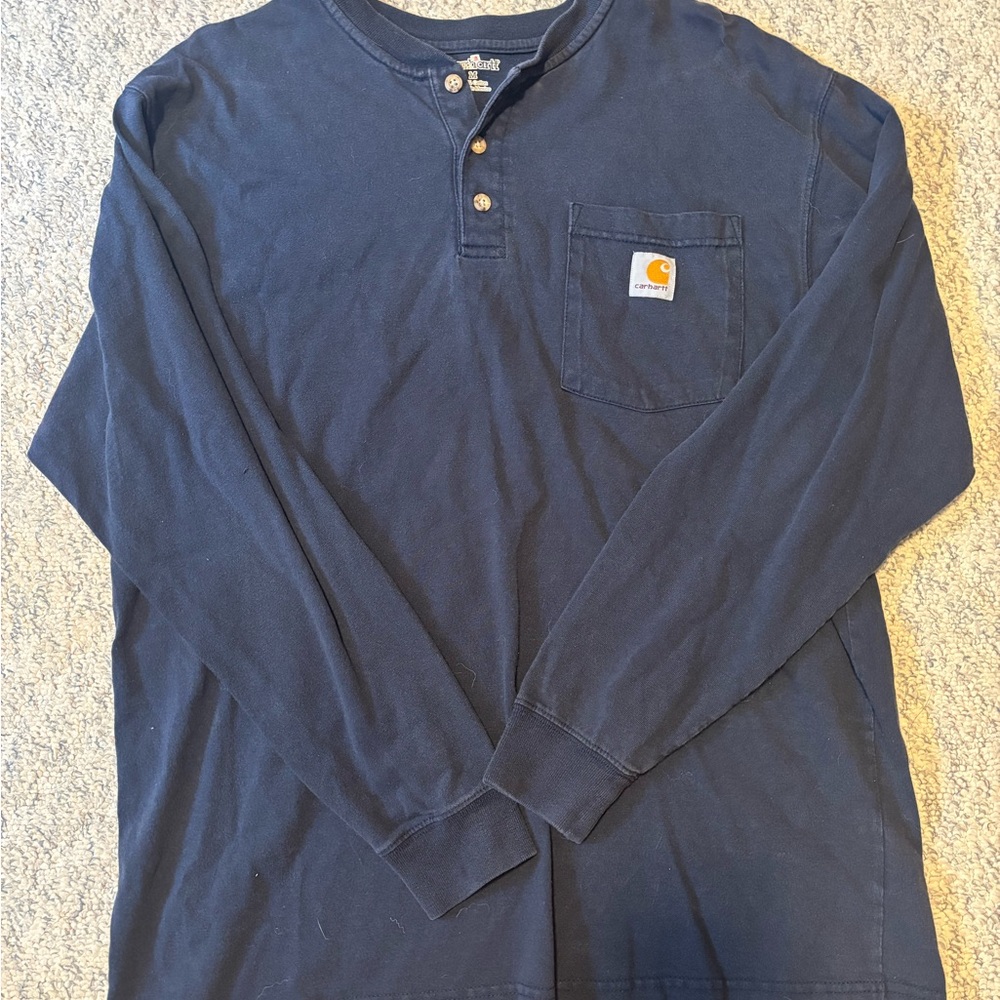 Carhartt Blue Long Sleeve Tee